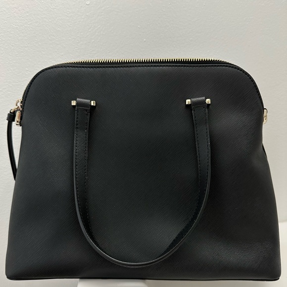Kate Spade Black Handbag with gold hardware. Crossbody Strap included. - Picture 2 of 16